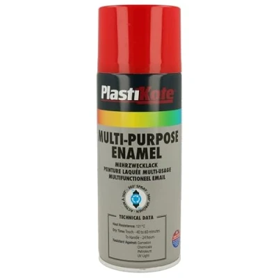 Image of Plasti kote 60104 400ml Multi Purpose Enamel Gloss Red