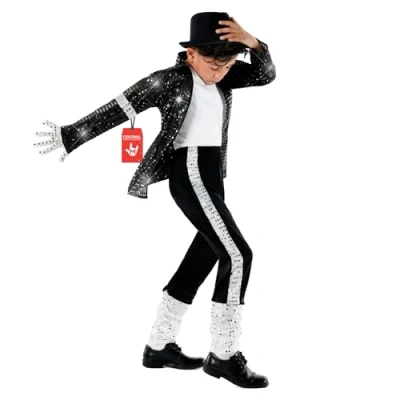 Image of Morph Popstar Costume For Kids 80s Outfits Boys Costumes Disco Small