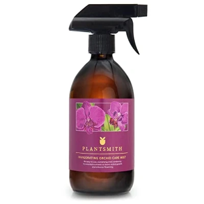 Image of Plantsmith Invigorating Orchid Care Mist, Premium Humidifying Nutrient Infused Spray for Indoor Potted Plants &amp; Flowers 500ml Bottle