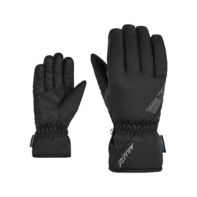 Image of Ziener Women&#039;s KORENA Ski Gloves/Winter Sports Waterproof, Breathable, Black, 6