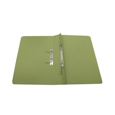 Image of Legal Filing Ref 713452 Gemini Spring Files/Folders, Metal Mechanism, Box of 25, Made from 315gsm Strong Recycled Manilla, Will Hold A4 &amp; Foolscap Documents, 35 x 24 cm in Size, Green