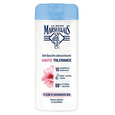 Image of Le Petit Marseillais High Tolerance Softening Shower Gel Organic Almond Blossom 400ml