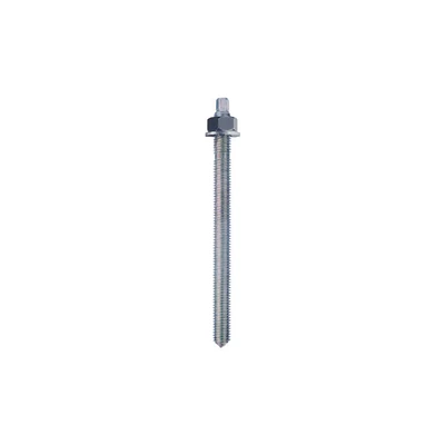 Image of Rawlplug R STUDS 20260 (60 720) Stud with Nut &amp; Washer Zinc Plated (BZP) M20 X 260MM (Pack 5)