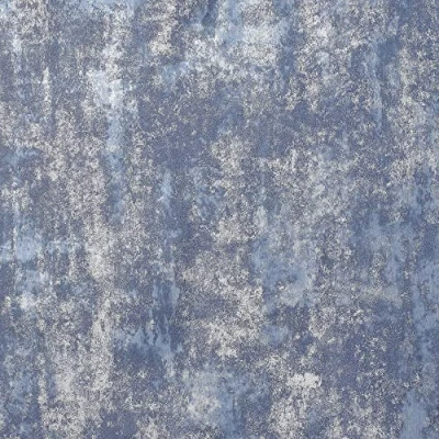 Image of Arthouse Stone Textures Navy Blue &amp; Silver Tones Wallpaper for Living Spaces Feature Walls, Kitchen Bedroom Hallway Bathroom 10.05m x 0.53m Roll, Subtle Metallic Highlights 902108