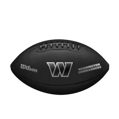 Image of WILSON NFL Team Metallic Premiere Football Official Size, Washington Commanders