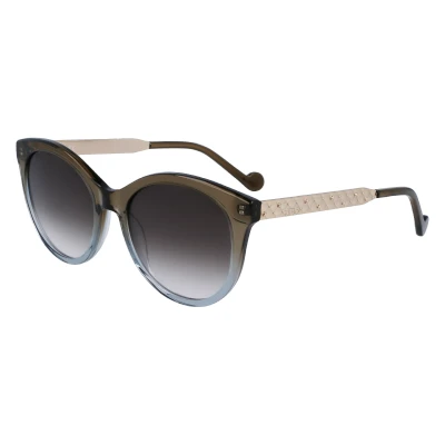 Image of LIU JO Sunglasses, Women&#039;s, Size: One Size, Khaki/azure