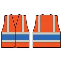 Image of Orange Wceng Vest With Royal Band 5XL
