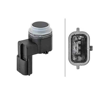 Image of 284420001R Parking Sensors HELLA 6PX 358 141 751 RENAULT: Trafic 3, Captur, MEGANE 3 Coupe, NISSAN: Juke II, Qashqai 2