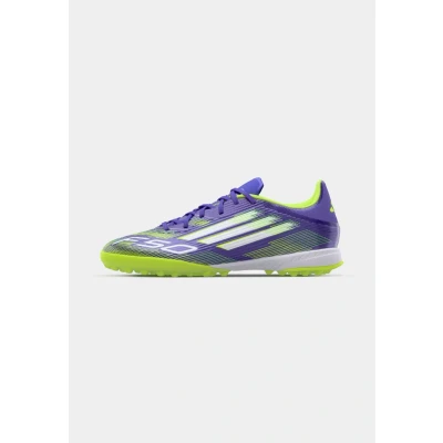 Image of adidas Performance F50 League TF Astro turf trainers, Men&#039;s, Size: 13, Purple rush/footwear white/lucid lemon shoes