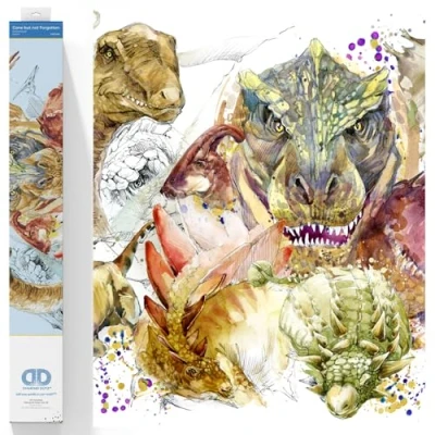 Image of DIAMOND DOTZ Painting Kit: Advanced, DD15, Fabric, Gone But Not Forgotten, 110x80cm