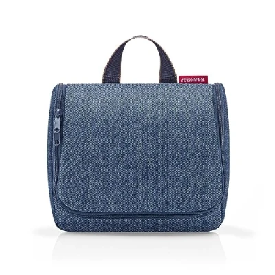 Image of Reisenthel FF4113 BEAUTYCASE HERRINGBONE DARK BLUE Gym Bag Women&#039;s Size Unica