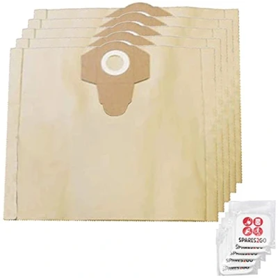 Image of SPARES2GO 30L Strong Dust Bags compatible with Vacmaster Vacuum Cleaner (Pack of 5 + Fresheners)