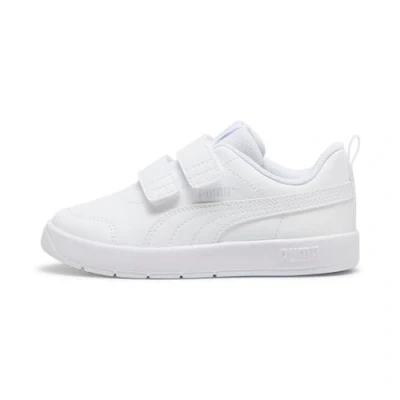 Image of Puma Court Trainers white silver mist for kids, Size: 10K, Pu