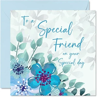 Image of Special Birthday Cards for Friend Heartfelt Happy Card from Bestie, Cute Gifts, 145mm x Friendship Greeting Gift Bestfriend