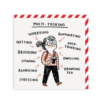 Image of Multi Tasking Greeting Card