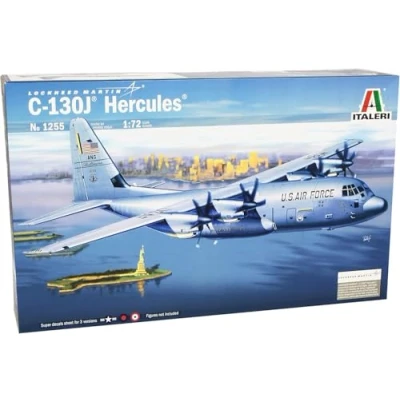 Image of Italeri ITA1255 C 130J HERCULES Ghost Model kit, Grau, 414mm Length