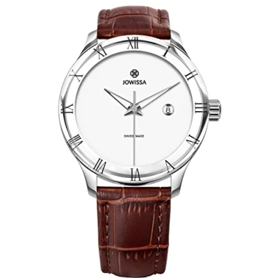 Image of Jowissa ROMO Swiss Men&#039;s Watch J2.192.L White/Brown