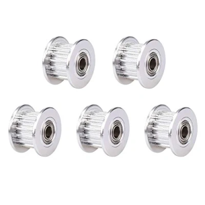 Image of WINSINN GT2 Idler Pulley 16 Teeth 3mm Bore 6mm width Timing Wheel Aluminum For 3D Printer (Pack of 5Pcs)