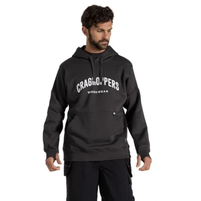 Image of Craghoppers Mens Workwear Oulston Hoodie (S) (Carbon Grey)