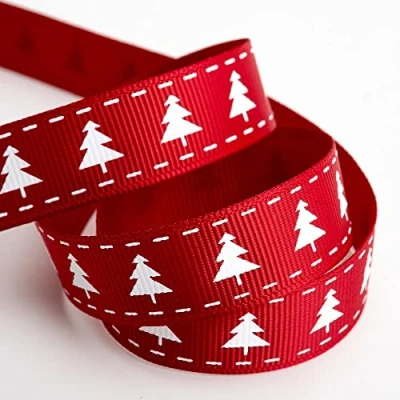 Image of Italian Options Christmas Tree Ribbon 16mm x 5m Scarlet