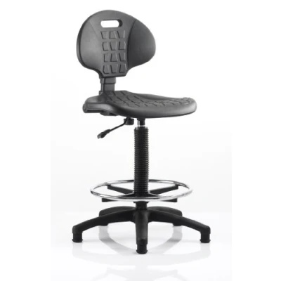 Image of Dynamic Malaga Draughtsman Ergonomic Operator Chair Ideal for Food or Medical Industries