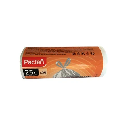 Image of Paclan Bin Liners with Handle 30 x 25 L