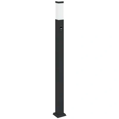 Image of vidaXL Bollard Light with Sensor 110 cm Black IP44