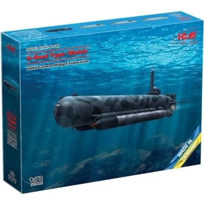 Image of ICM 1:72 U Boat Type &#039;Molch&#039; WWII German Midget Submarine