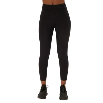 Image of Girlfriend Collective Women&#039;s Float High Rise Legging, Long, Black, XS