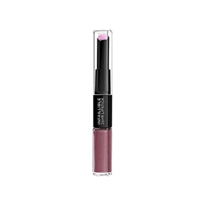 Image of L&#039;Oreal Infallible 24 Hour 2 Step Duo Lip Colour 209 Violet Parfait
