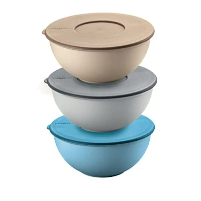 Image of Fratelli Guzzini Set of 3 Containers with Lids, 16 cm
