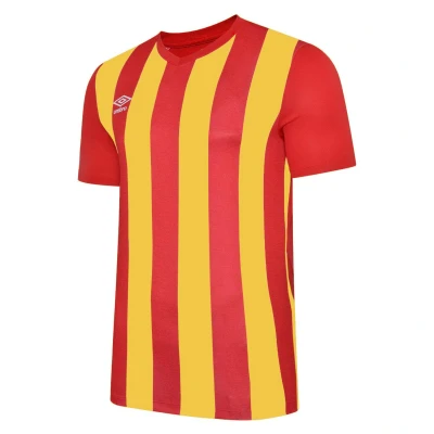 Image of Umbro Mens Ramone Jersey (Vermillion/Yellow) Multicolour Size X Large