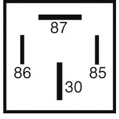Image of AL207376, AL81719 Relay, main current HERTH+BUSS ELPARTS 75613169 12V 4 pin connector AUDI: TT Coupe, A4 B7 Avant, Coupe B3, VOLKSWAGEN: Transporter