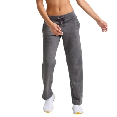 Image of Champion Women&#039;s, Powerblend, Fleece, Comfortable Lounge Pants, 31&quot; Sweatpants, Granite Heather, M