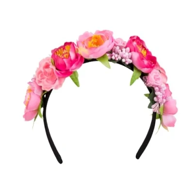 Image of Pink Flower Headband