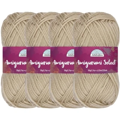 Image of Amigurumi Select 100% Acrylic Craft Yarn Skeins Crochet and Knitting Projects Fingering Weight Hydrangea 4