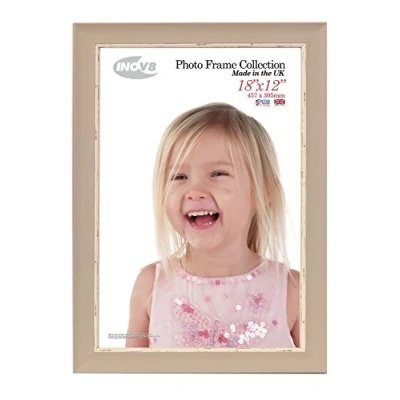 Image of Inov8 Framing Photo Frame Wash Sml Soft Stone 18x12 1PK, Grey