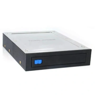 Image of Ohsilv 2.5 Inch to 3.5 Internal Floppy Bay SATA III 6Gbps Tray LESS Mobile Rack for HDD SSD Hard Drive Backplane
