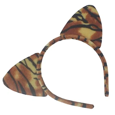 Image of Topkids Accessories Animal Headband, Fancy Dress for Kids &amp; Toddlers, Ears, Dress, World Book Day Costumes, up, Halloween (Tiger)