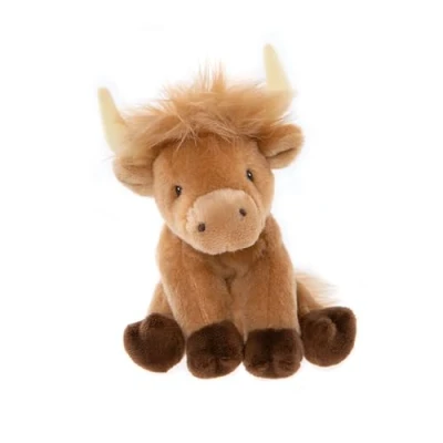 Image of Charlie Bears Cuddle Cubs Highland Cow Plush Teddy Toy Soft Stuffed Animal Bear Cute