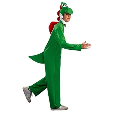 Image of MJPARTY Adult Super Plumber Bros Dinosaur Fancy Dress Costume Dragon Game