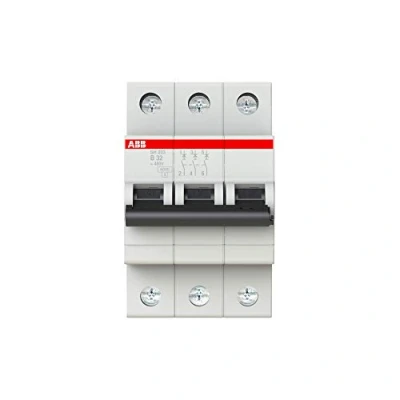 Image of ABB SH203 B32 Miniature Circuit Breaker, 3 Pole, 32 Amp (ABB2CDS213001R0325)