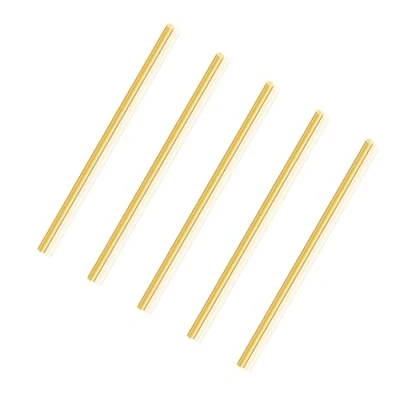 Image of LAVMHAB Round Brass Rod 2.5mm x 100mm, Solid Shaft Rods Bars for DIY Craft (5 Pcs)