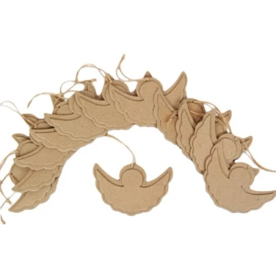 Image of flat ornament Cherub pack of 12