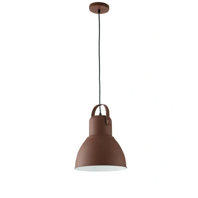 Image of Legend Dome Ceiling Pendant, Corten, Copper, White, E27