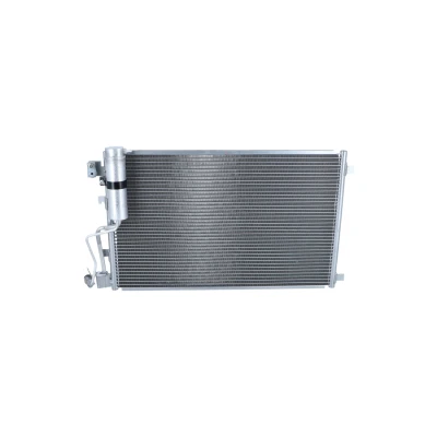 Image of 92100JD500, 92100JD50A, 92100JD51A Condenser NRF Easy Fit 35974 with dryer, seal ring 15,5mm 10,1mm Aluminium 595mm NISSAN: Qashqai / Qashqai+2 I