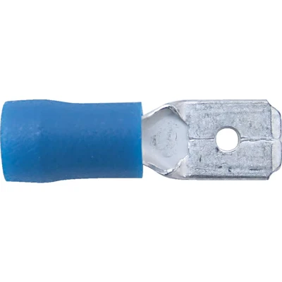 Image of Kennedy 6.30mm Male Tab Blue, Pack of 100