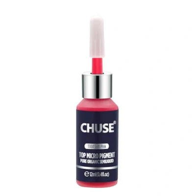 Image of CHUSE T304 Microblading Micro Pigment Permanent Makeup Tattoo Ink Cosmetic Color Soft Pink Passed SGS,DermaTest 12ml (0.4fl.oz)