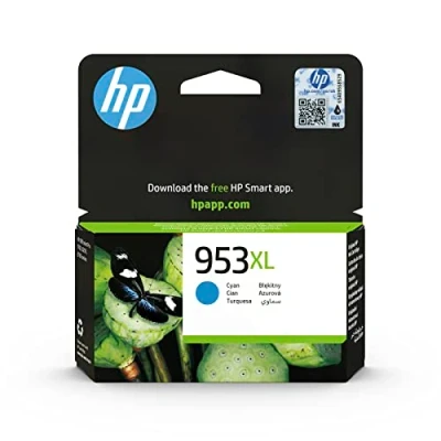 Image of HP F6U16AE 953XL High Yield Original Ink Cartridge, Cyan, Single Pack
