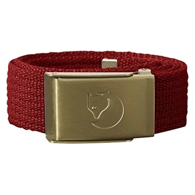 Image of Fjallraven 77314 Kids Canvas Brass Belt unisex child Lava One Size